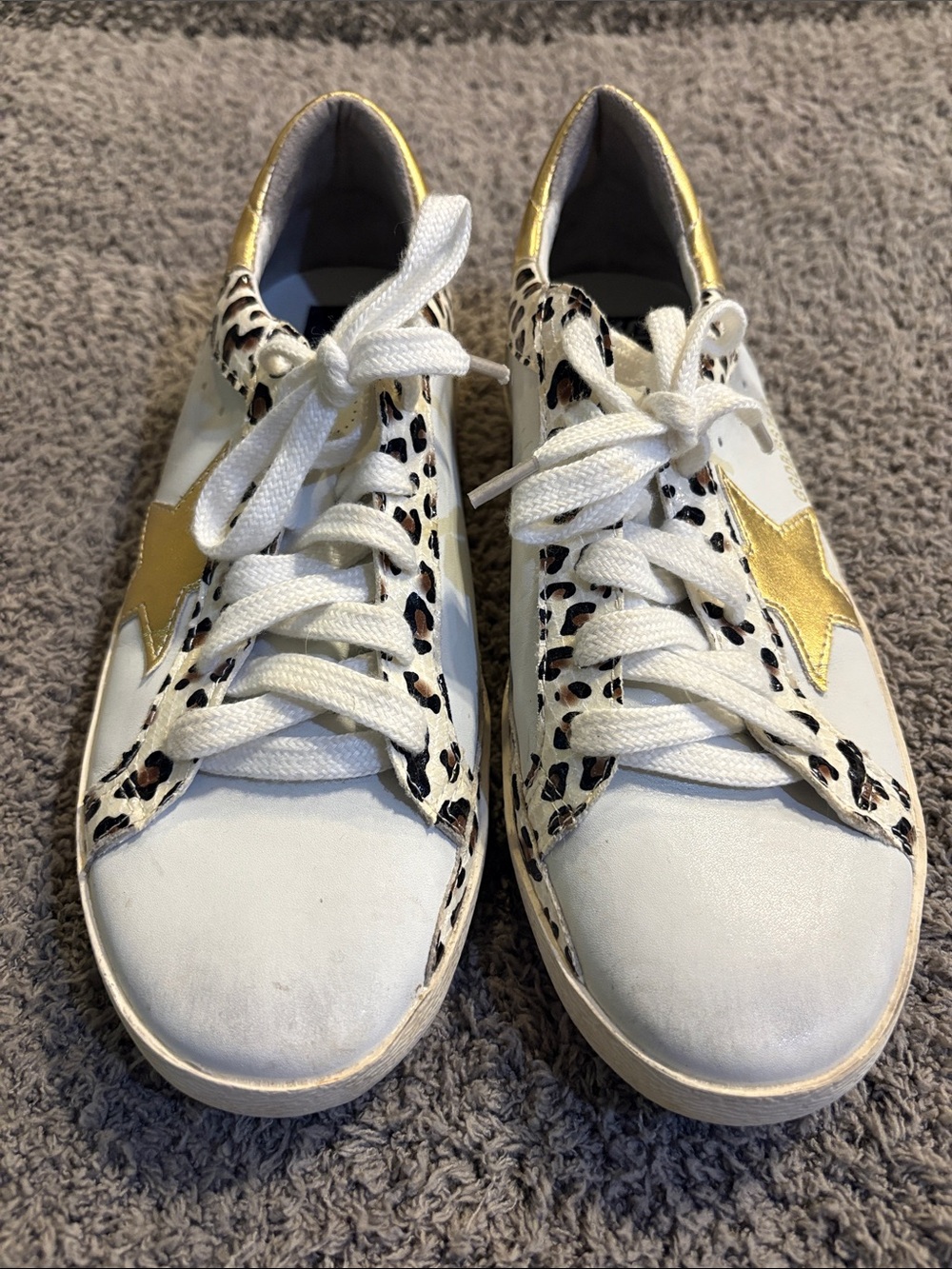 Inspired super star sneakers.